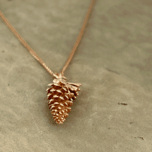 שרשרת עם תליון אצטרובל זהב 14 קראט