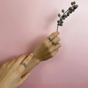 טבעת אוגוסט כסף סטרלינג 925