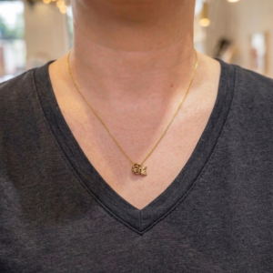 תליון מיני נורית זהב 14K